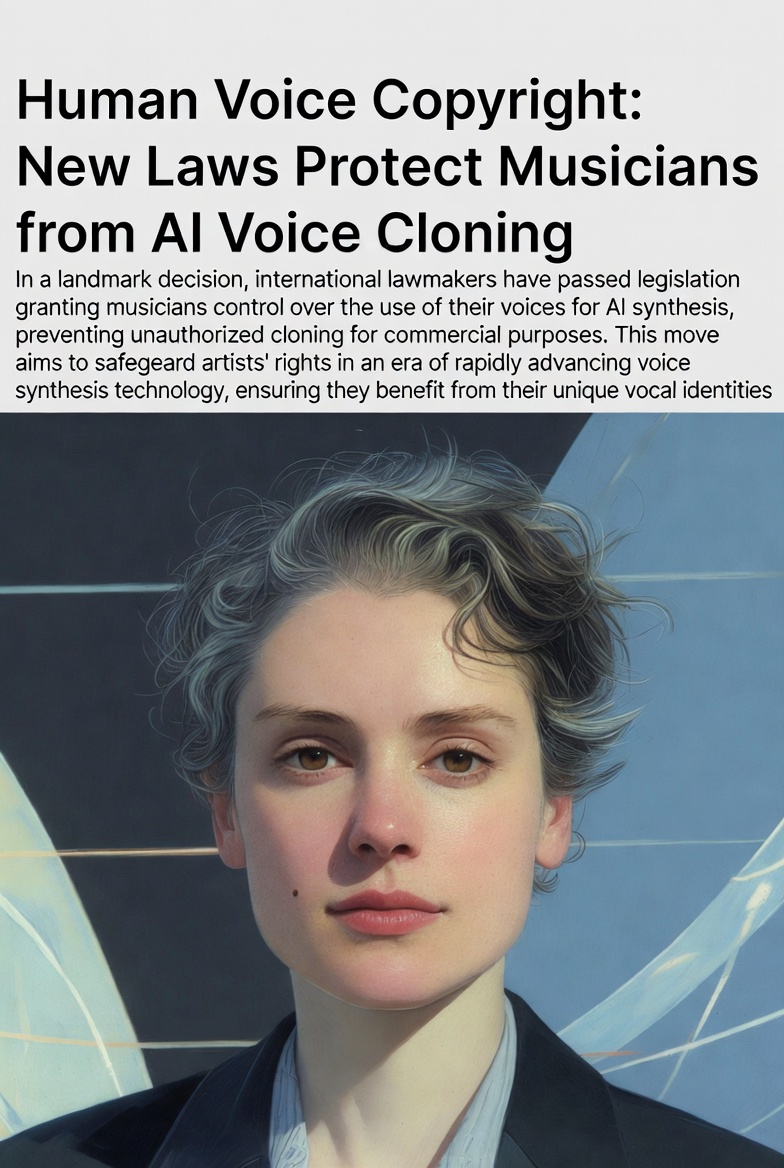 Hak Cipta Suara Manusia: Undang-Undang Baru Lindungi Musisi dari Kloning Suara AI